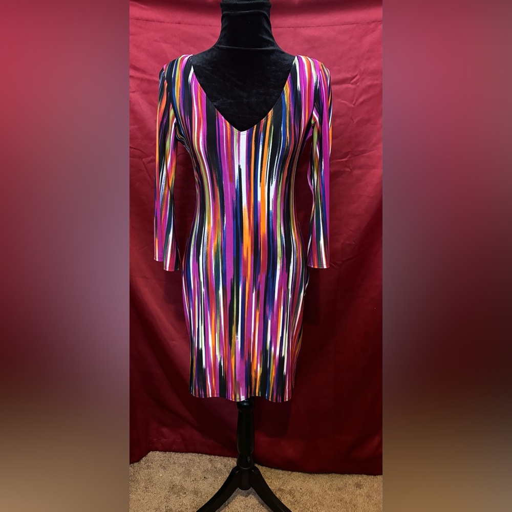 Snap Colorful Striped Garment